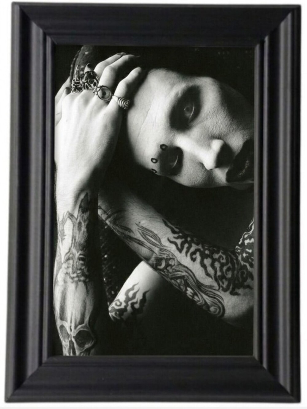 Marilyn Manson Make Up Metal Gothic Rock Alternative punk edgy Goth 90s retro